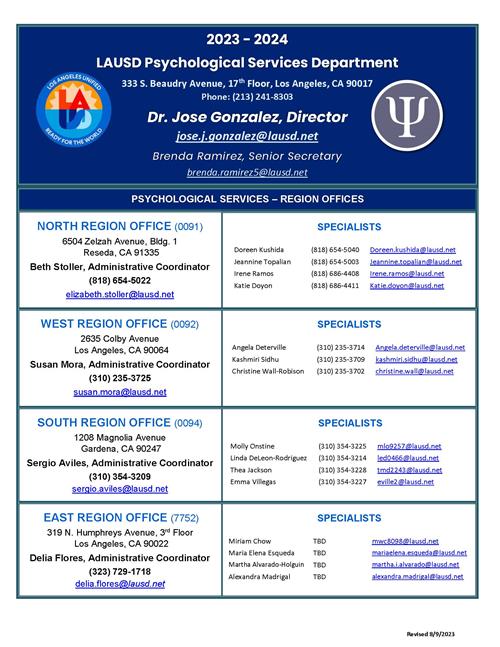 2023-24 Psych Services Directory